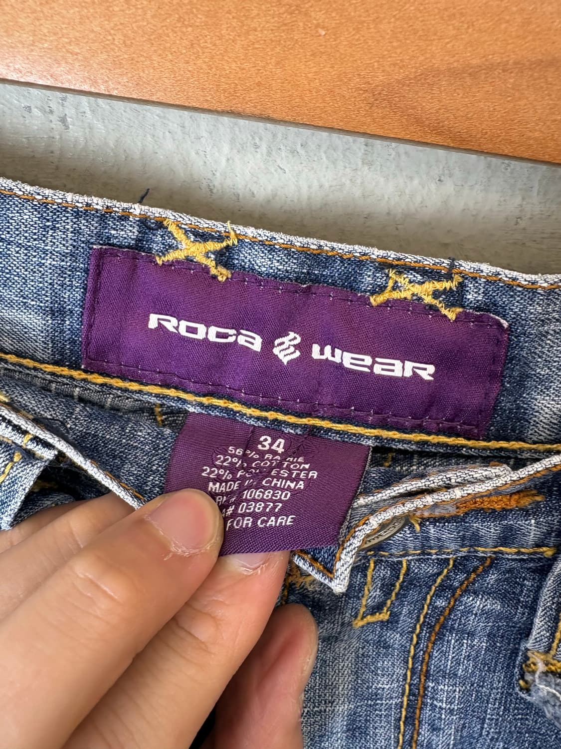 로카웨어 90s 올드스쿨 버뮤다 데님팬츠 상품이미지8