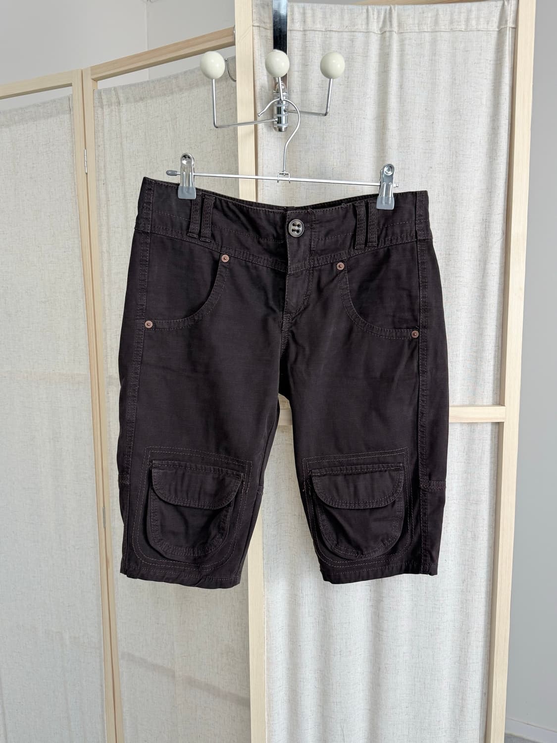 Benetton 베네통 바이커 카고 쇼츠 상품이미지4