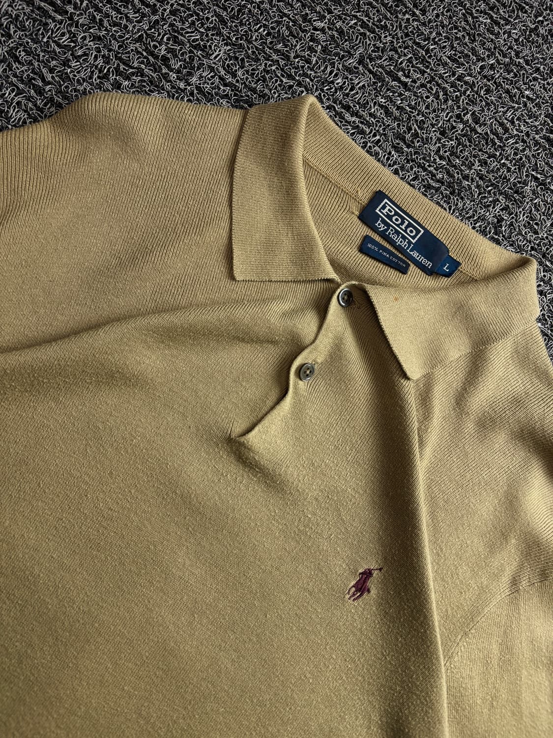 폴로 랄프로렌 포니로고 브라운 피케이 셔츠 3783 상품이미지3