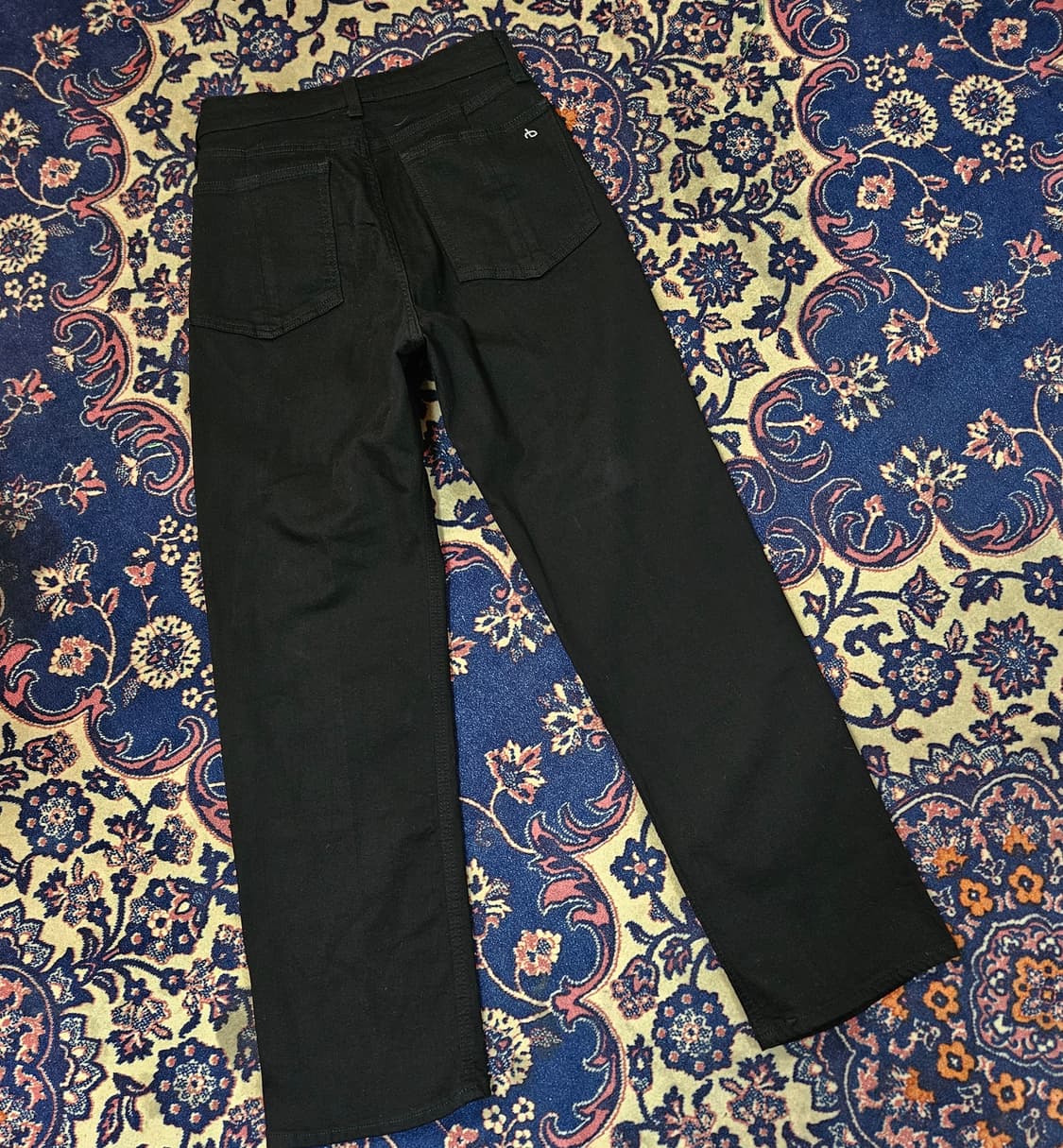  Rag&bone 슬림 테이퍼드 하이웨스트 블랙진 상품이미지4