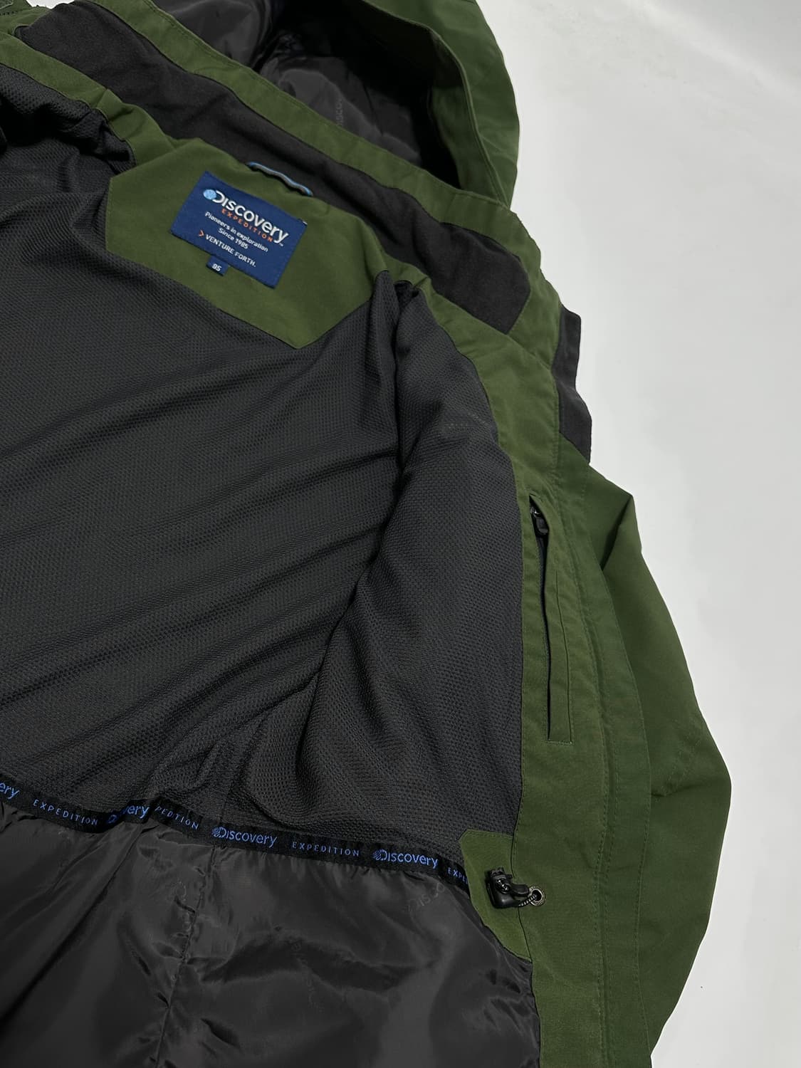 디스커버리 카키 포켓 바람막이 자켓 고프코어 상품이미지7