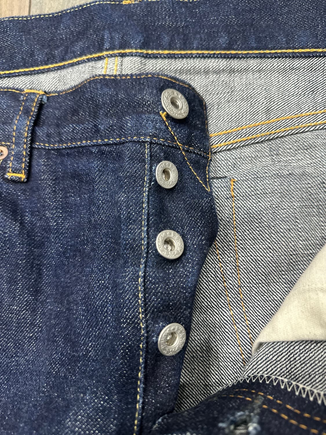 데밀 x 유니페어 Lot 164 셀비지 데님 팬츠 32사이즈 상품이미지3