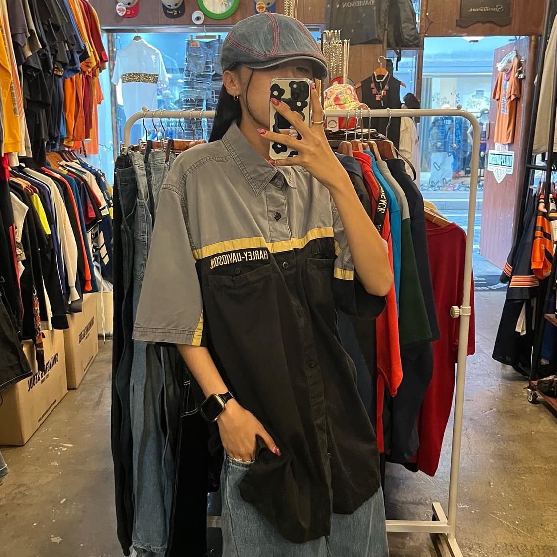 Harley-Davidson 자수 셔츠 상품이미지6