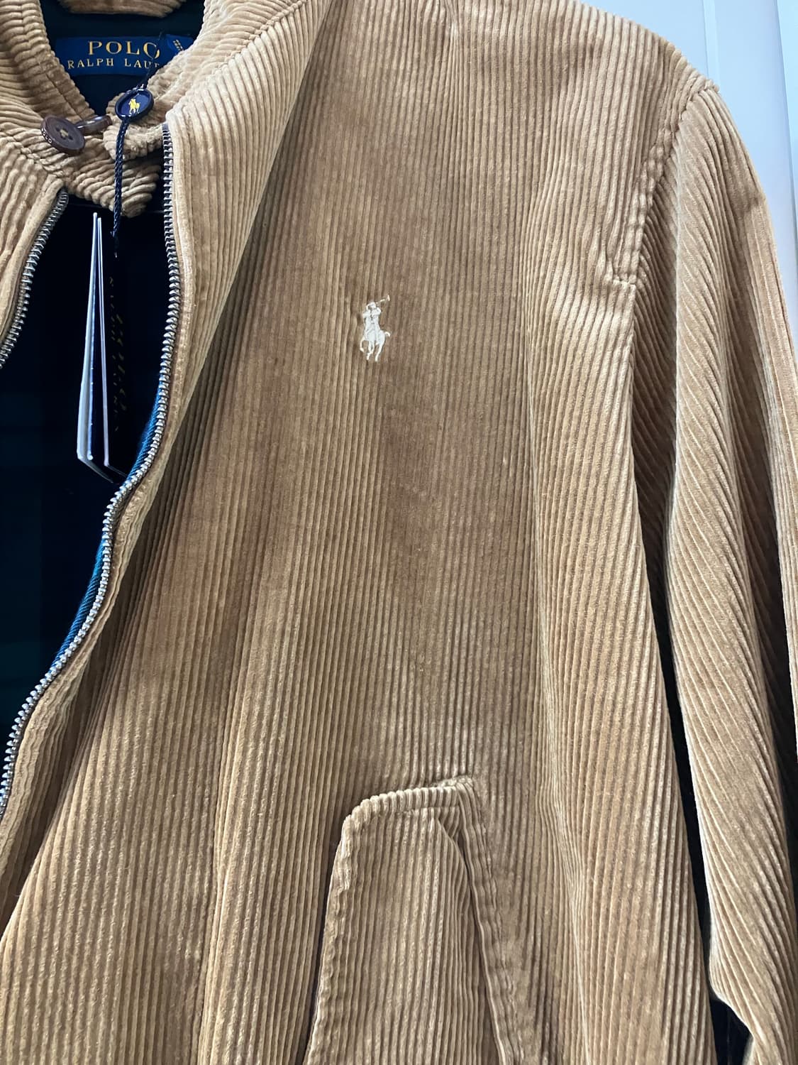 폴로 코듀로이 바라쿠다 탄 xl 새제품 상품이미지3