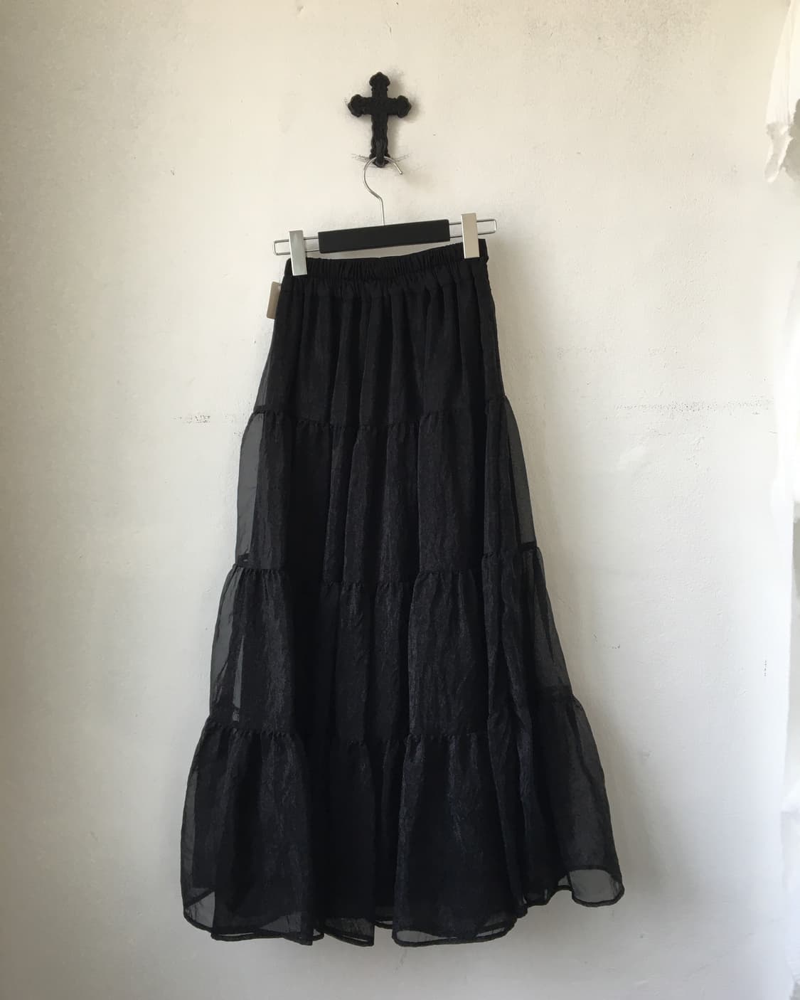 Organza mood layer long skirt 상품이미지3