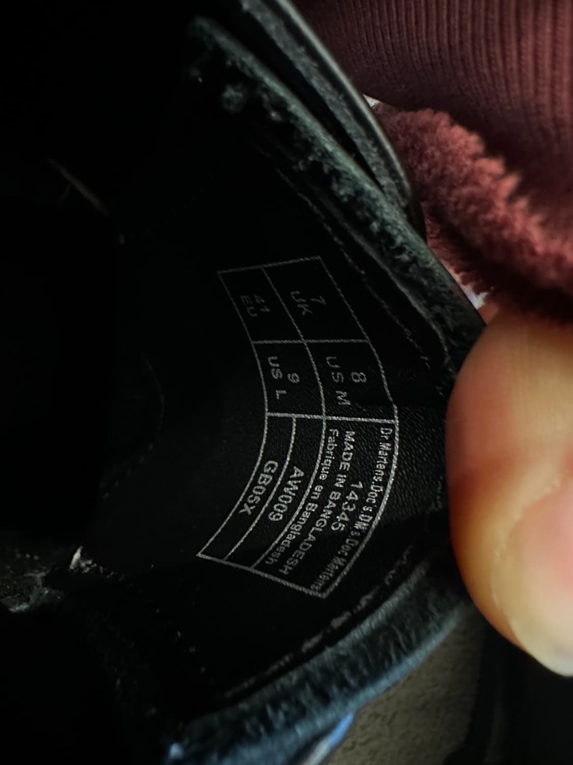 닥터마틴 1461 스무스 블랙 처분  상품이미지4