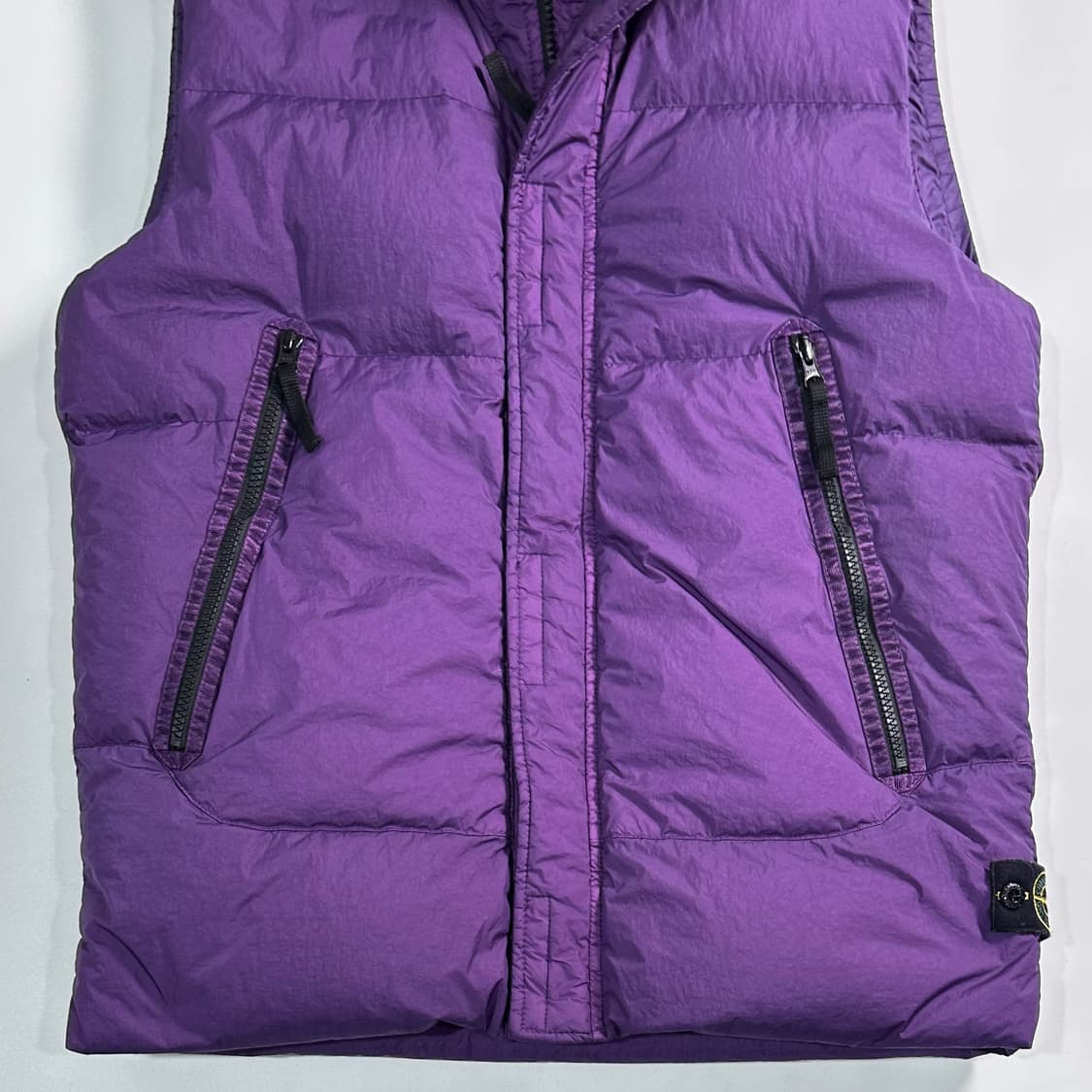 스톤아일랜드 키즈 퍼플 다운 조끼  상품이미지2