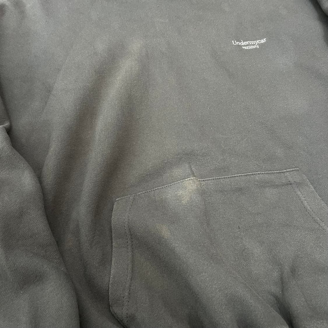 언더마이카 무.10 로고 플레이 오버사이즈 후디 상품이미지7