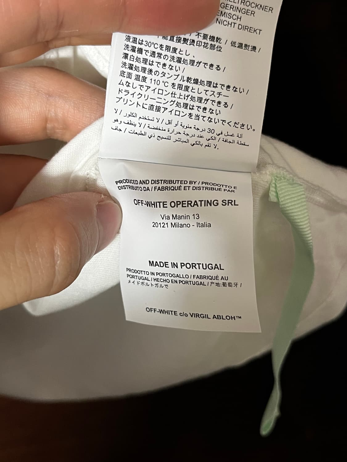 Off white white oversized T-shirt    상품이미지9
