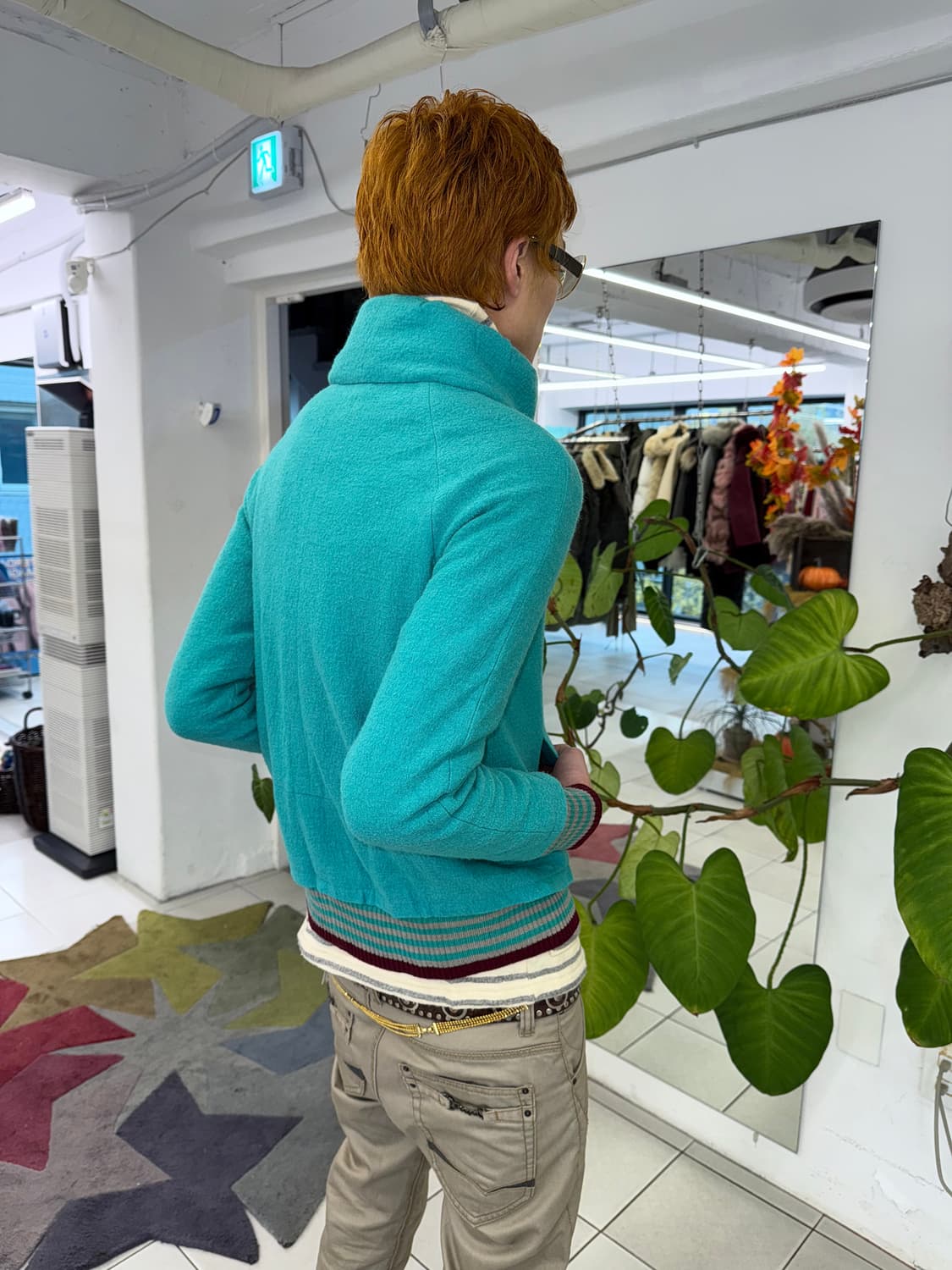 bold neck wool zipup jacket 상품이미지3