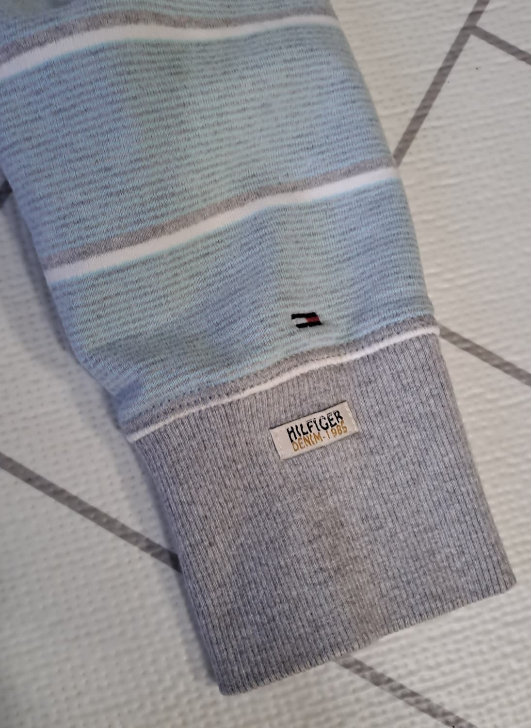 Y2K 타미힐피거 스프라이트 후드집업 스카이블루 M 상품이미지2