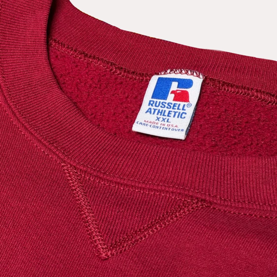 90s Russell Athletics 러셀 로고 스웻 상품이미지5