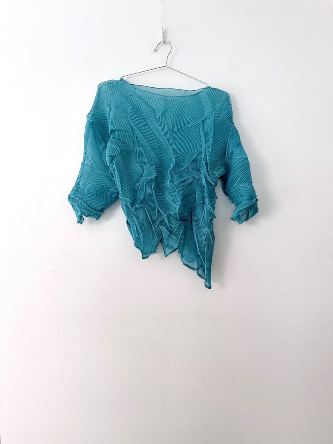 PLEATSME textured top / mint 상품이미지5