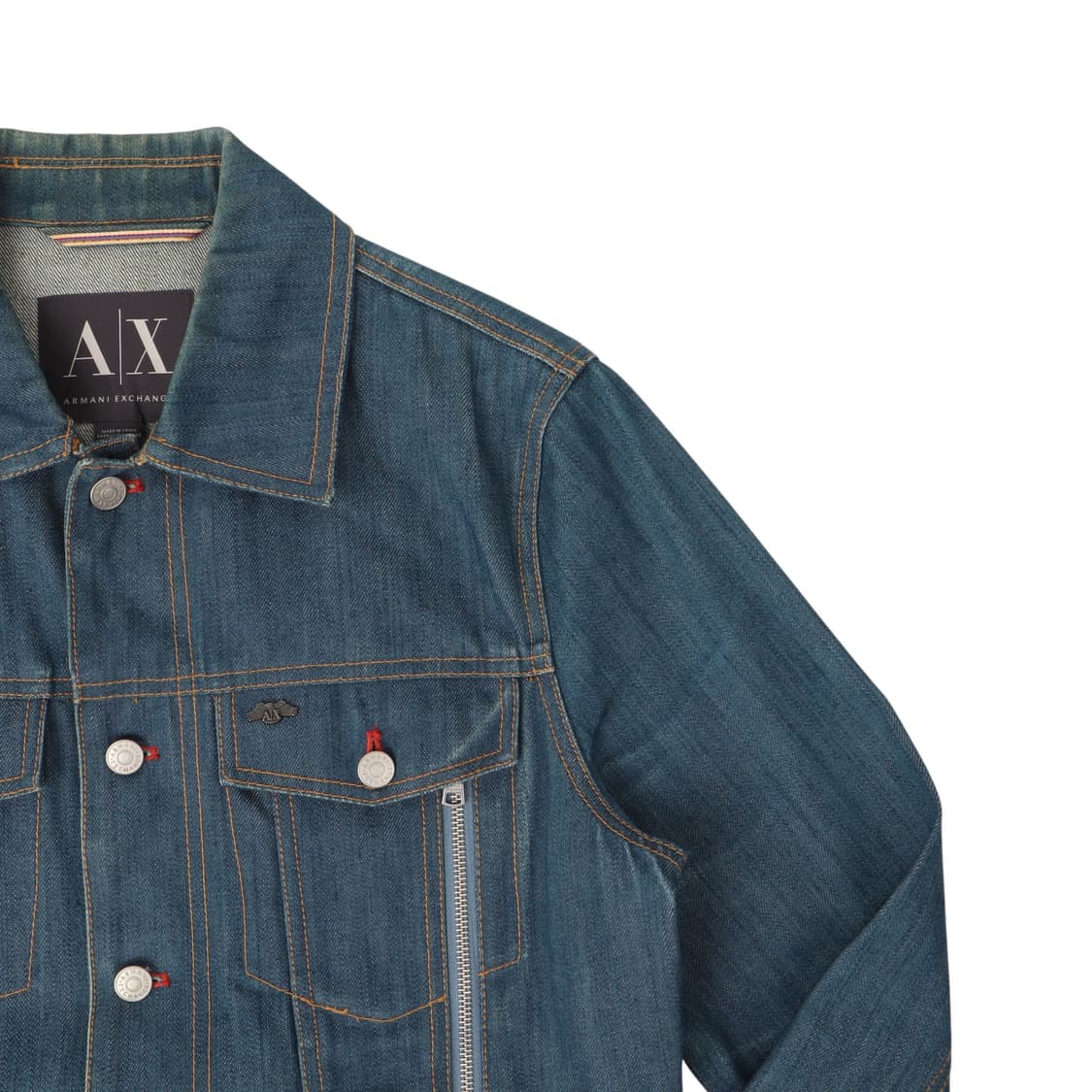 아르마니 익스체인지 바이커 데님자켓 상품이미지2