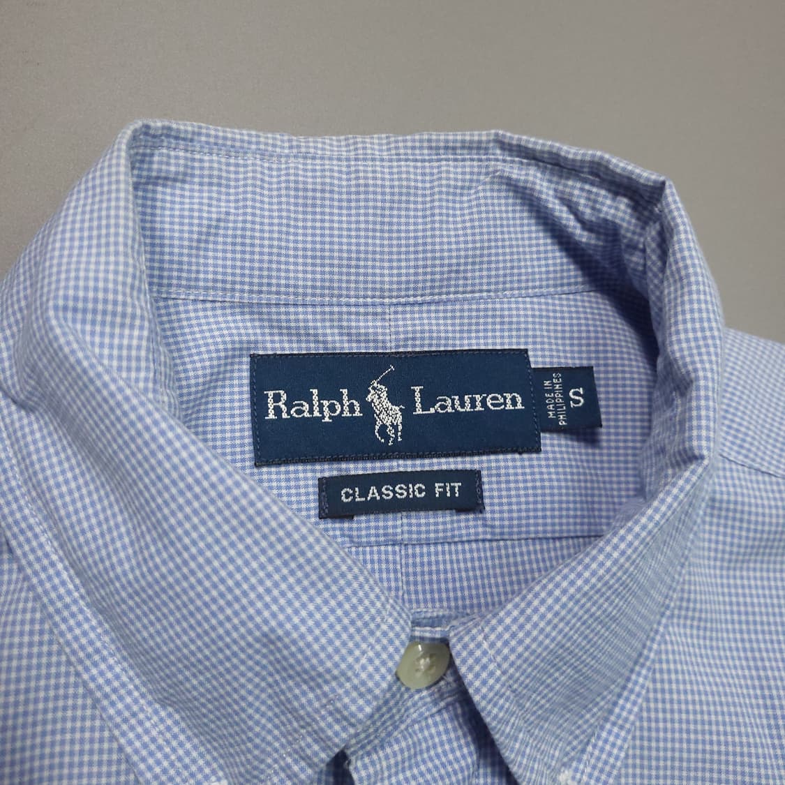 폴로 랄프로렌 반팔 체크 셔츠 s 상품이미지3