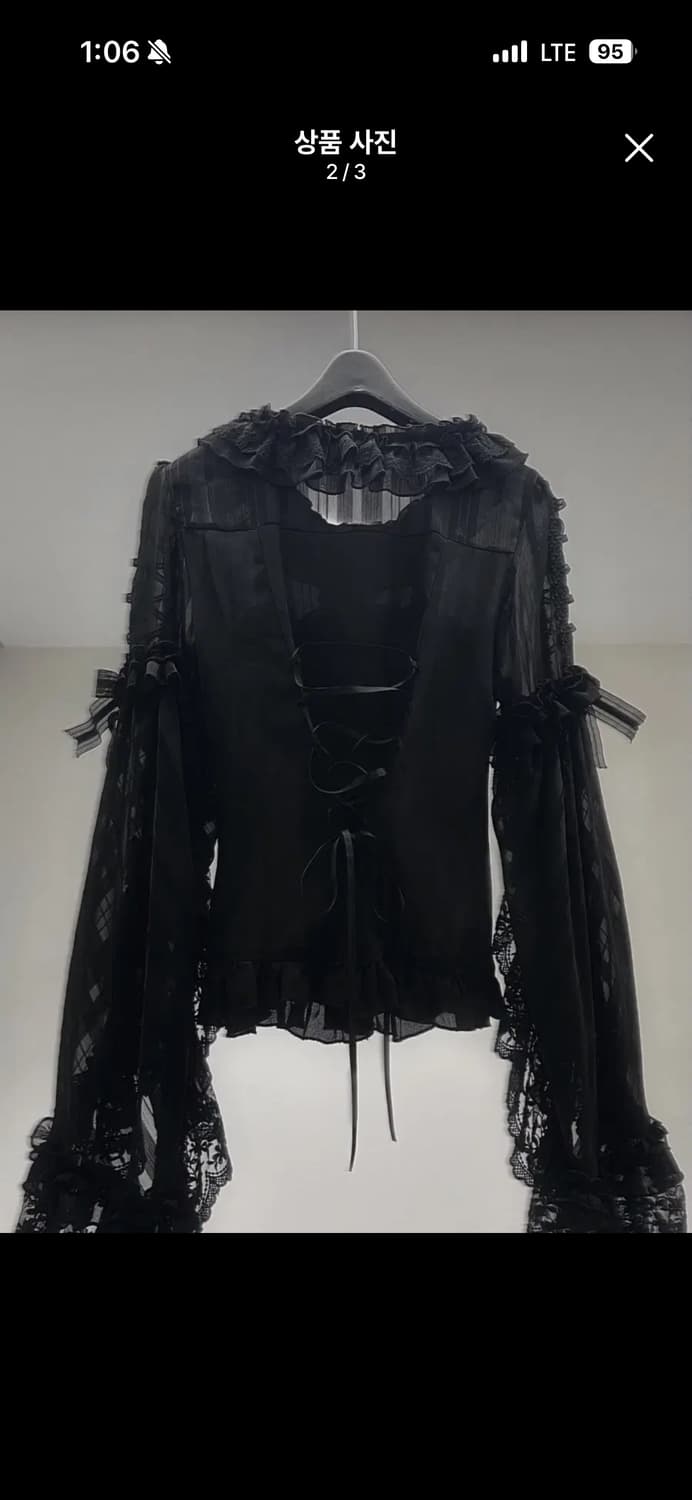 일본 빈티지 고스 고딕 로리타 S 상품이미지2