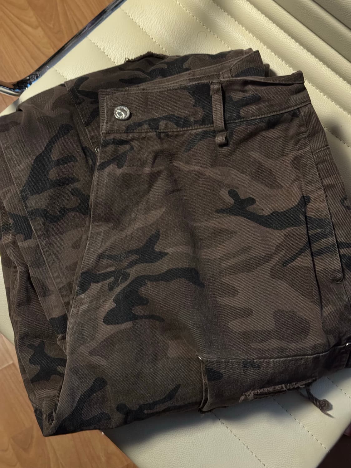 Etce 디스트로이드 카모 배기 진 L 상품이미지4