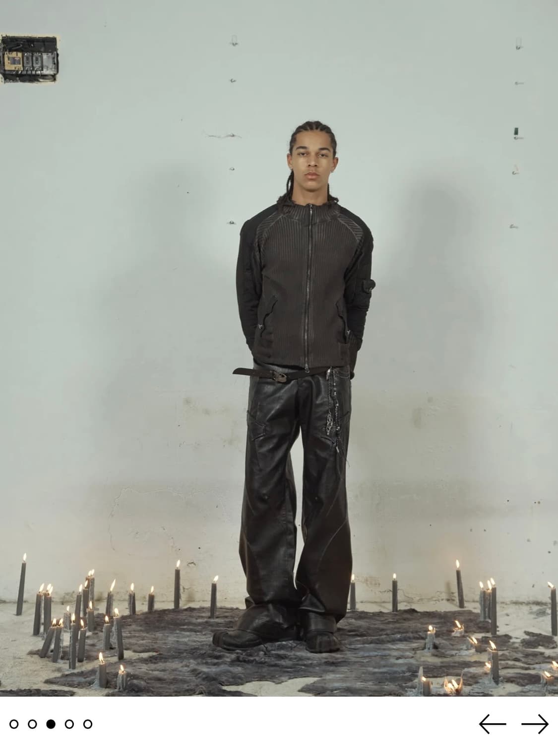 에이시넥틱스 집 가디건 블랙 XL 상품이미지5