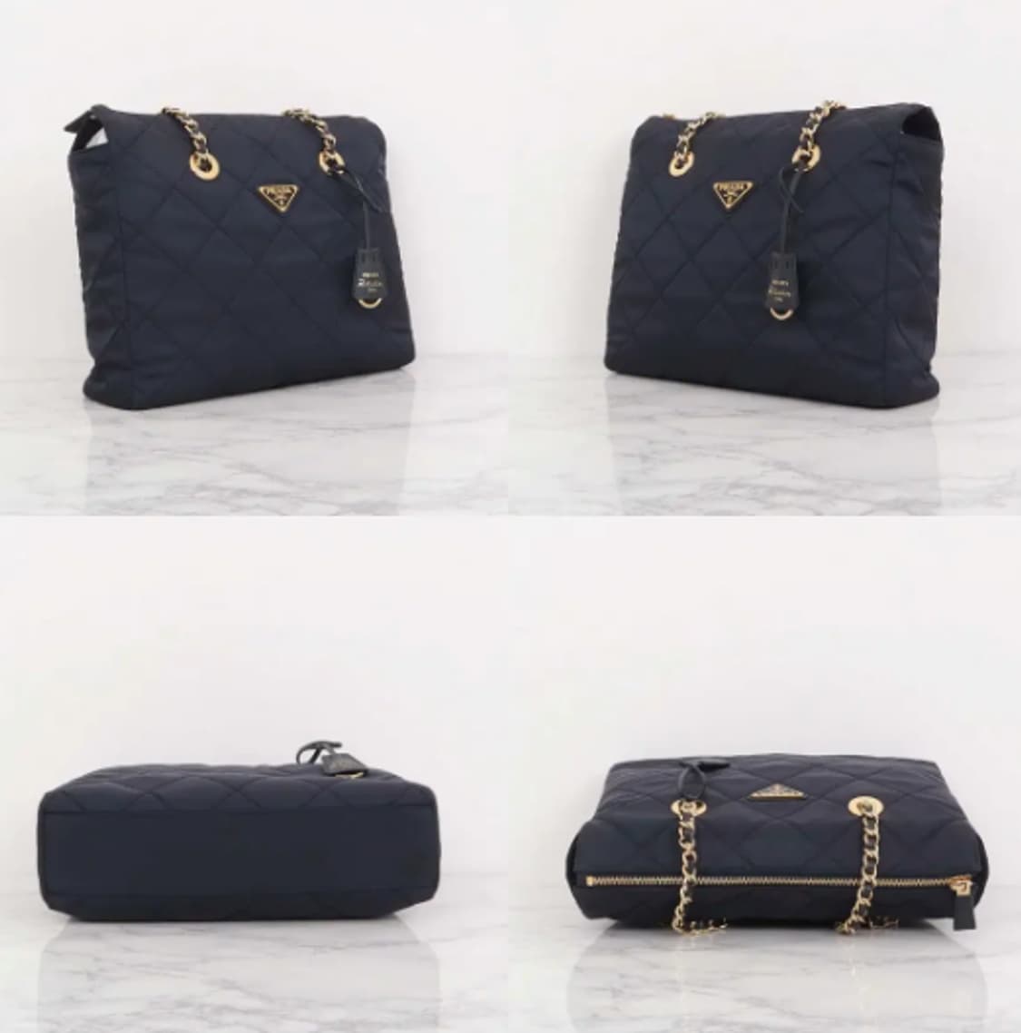 [정품] 프라다 리나일론 토트&크로스백 네이비- 풀구성품
 상품이미지2