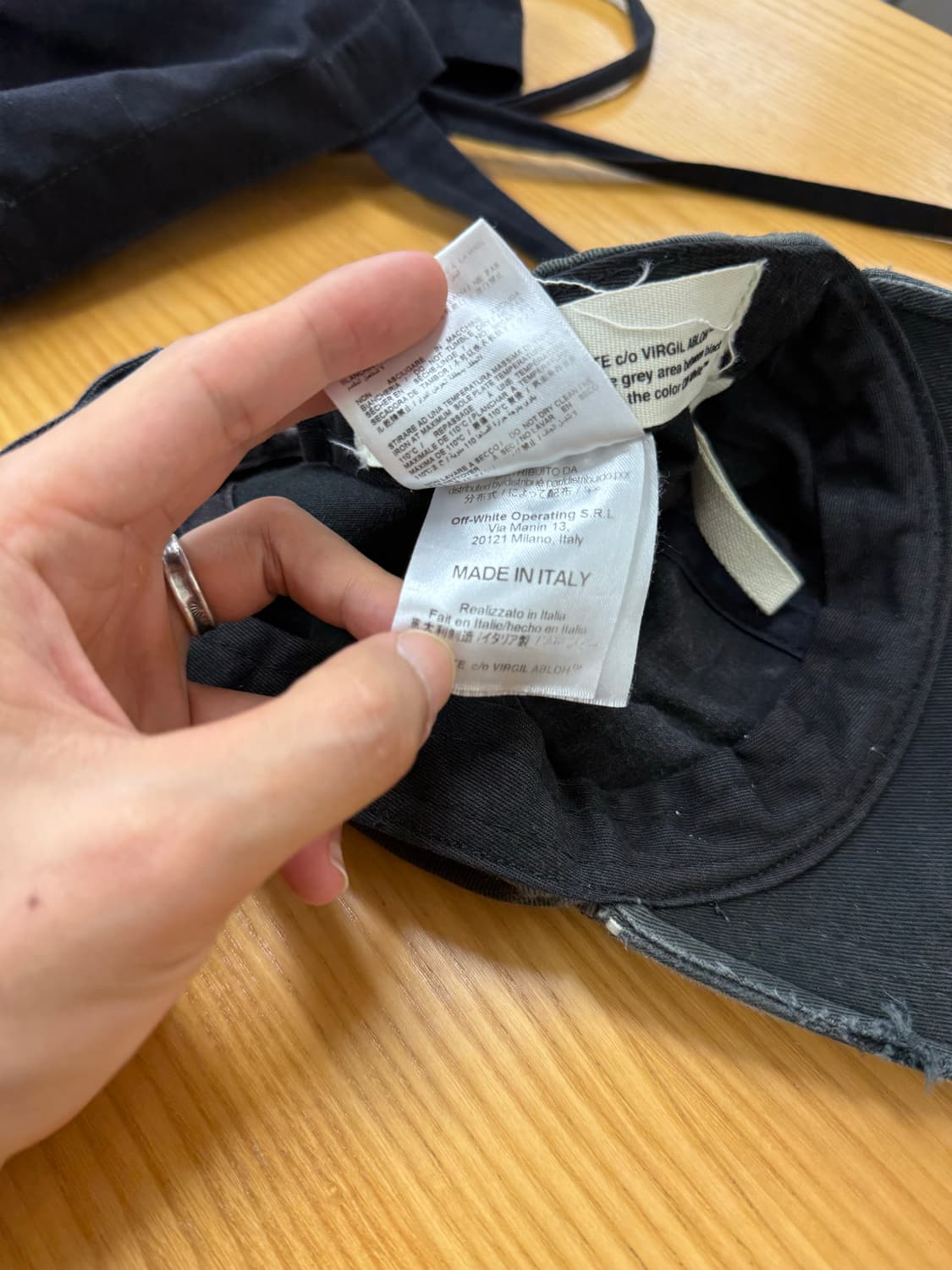 off-white 볼캡 상품이미지5