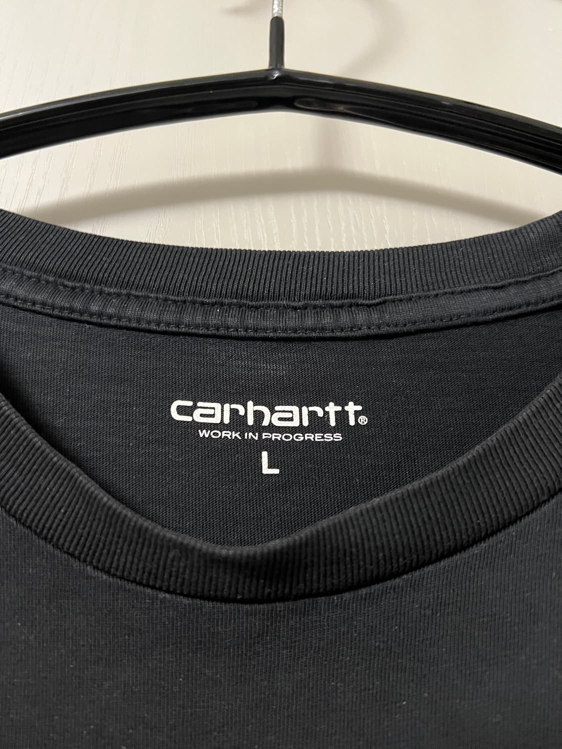 칼하트 로고 반팔 티셔츠 블랙 L 상품이미지2