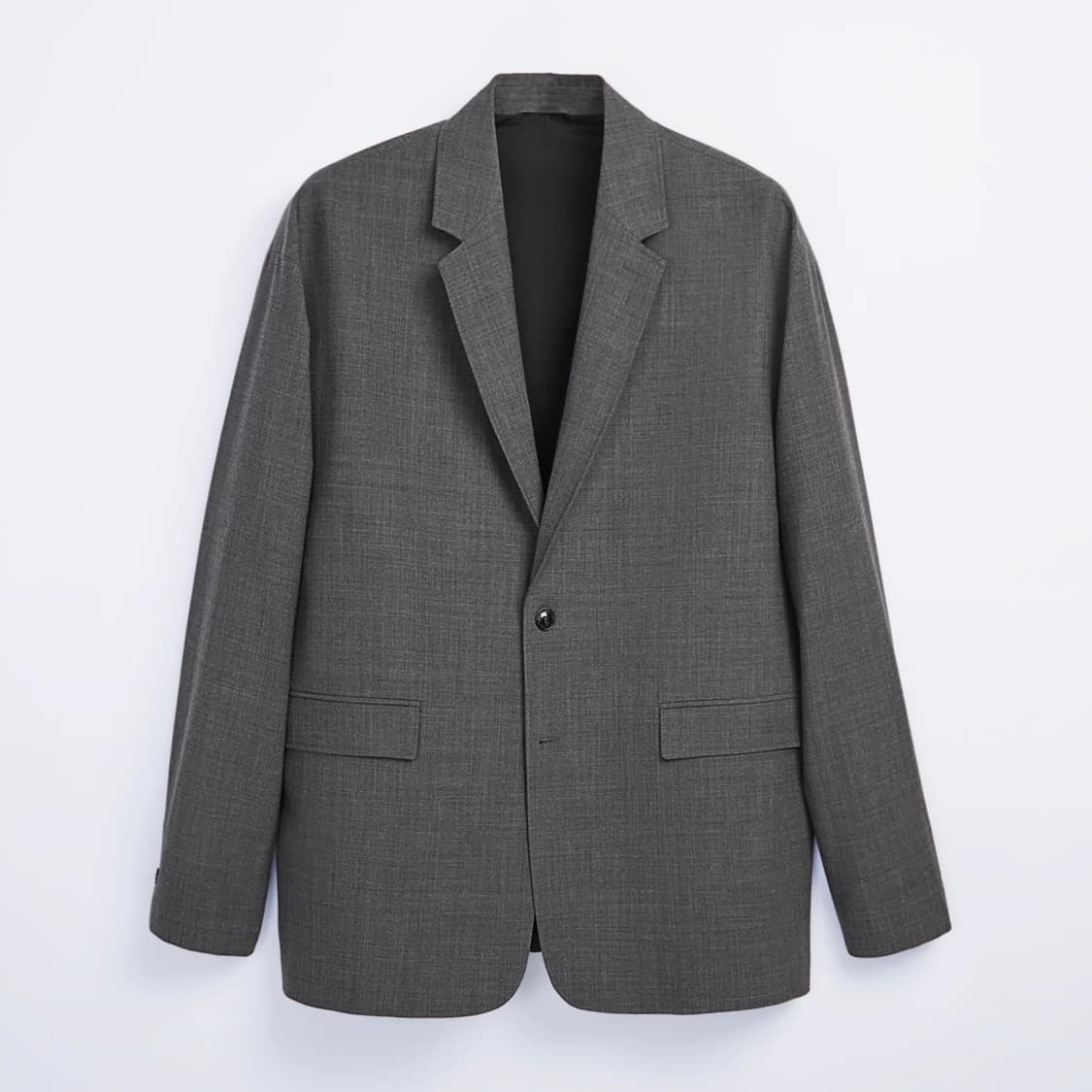 자라 오버사이즈 울 셋업 수트 그레이 새상품 상품이미지3