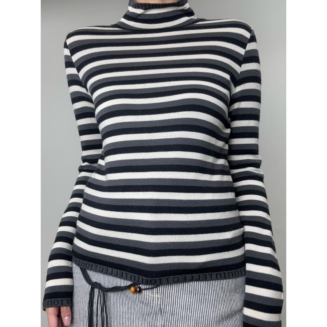 빈티지 롱슬리브 후드집업 코디세트 상품이미지7