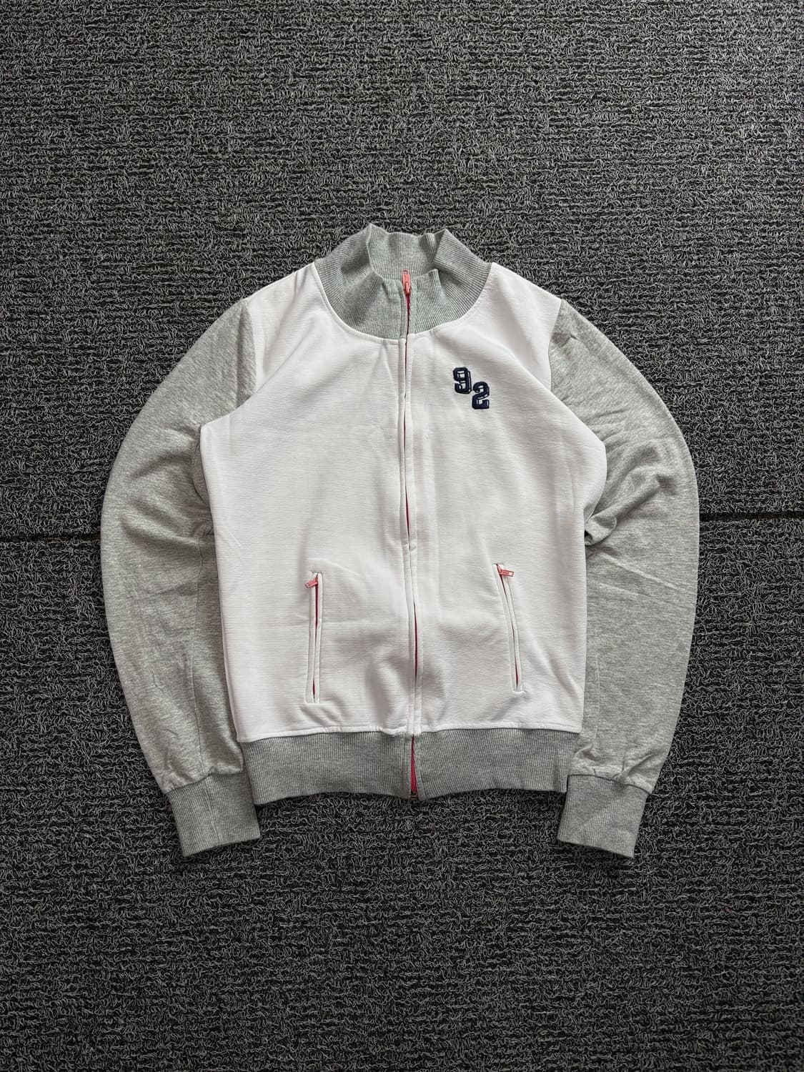 아베크롬비 Y2K 빈티지 배색 니트 집업 1694 상품이미지2