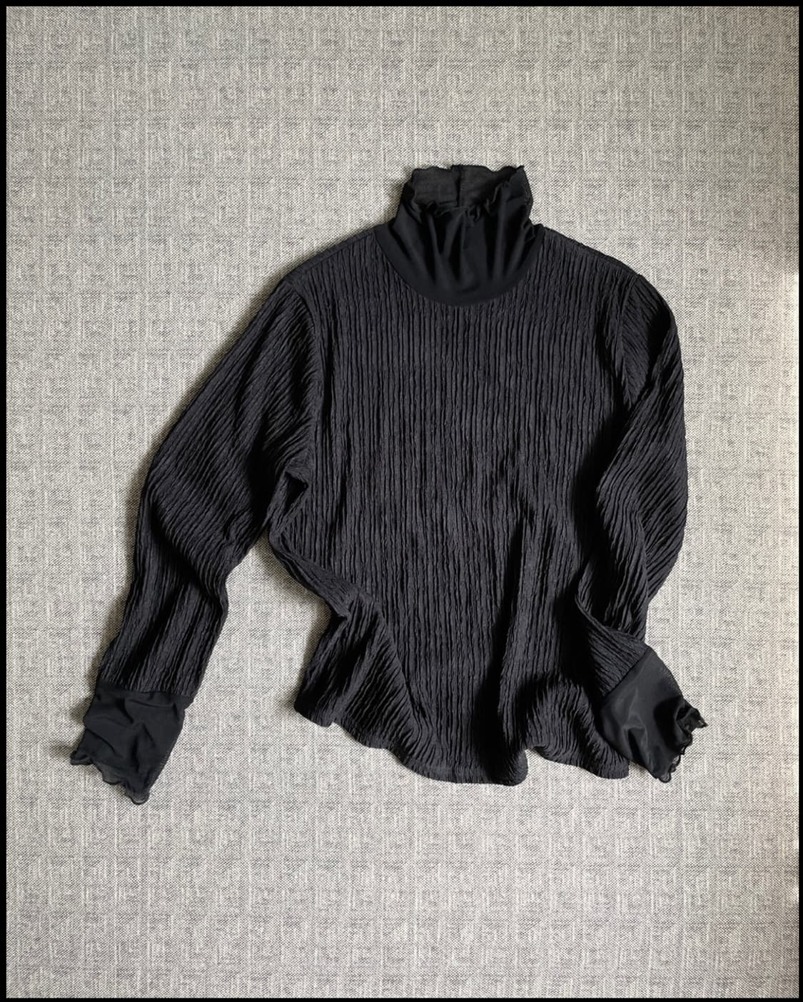 wrinkle layered top 상품이미지1