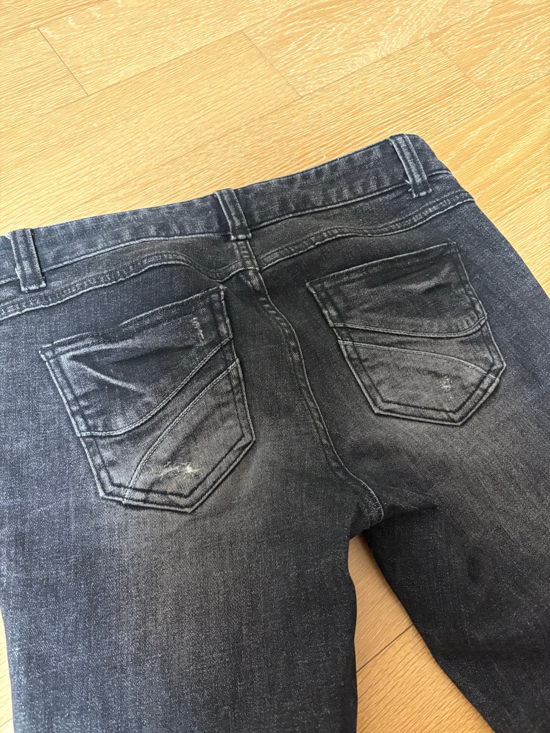 에고이스트 호피 갸루 로우라이즈 스키니진 상품이미지5