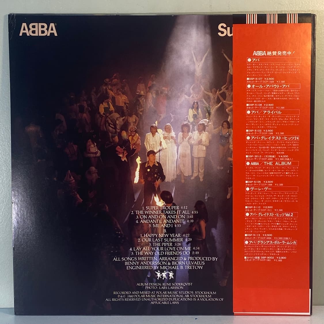 (중고LP-팝/디스코) ABBA -Super Trouper 상품이미지2