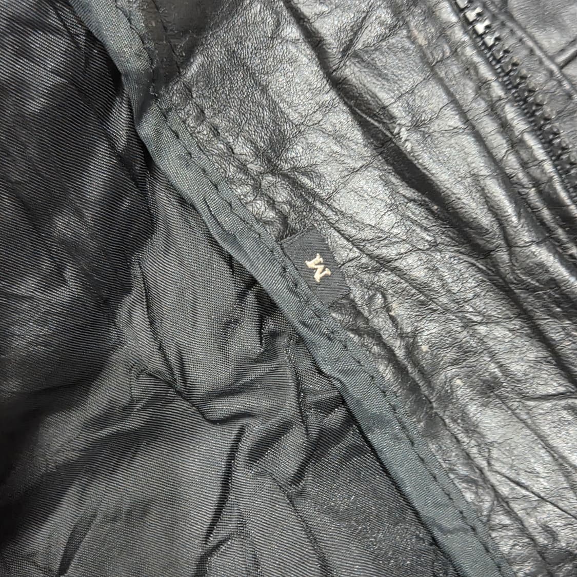 빈티지 레더 봄버자켓 s09176 상품이미지6