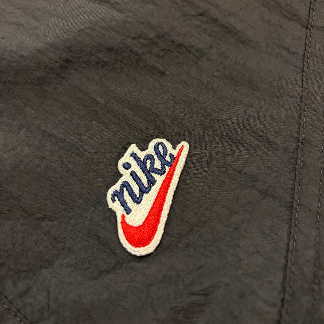 [2XL] 나이키 우븐 스카치 블랙 바람막이 후드 집업 B346 상품이미지4