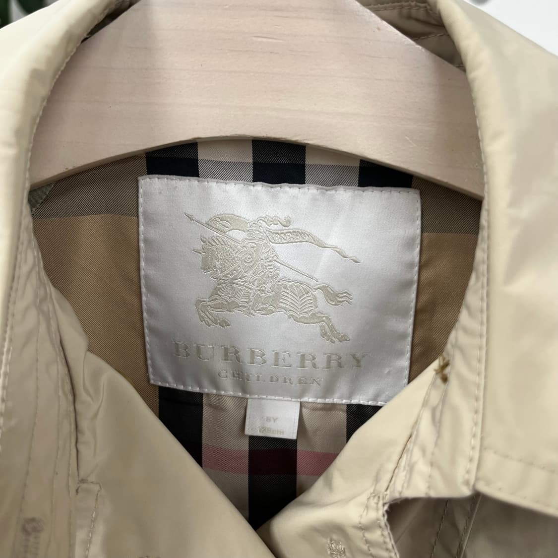 버버리 키즈 트렌치 원피스 8y 상품이미지3