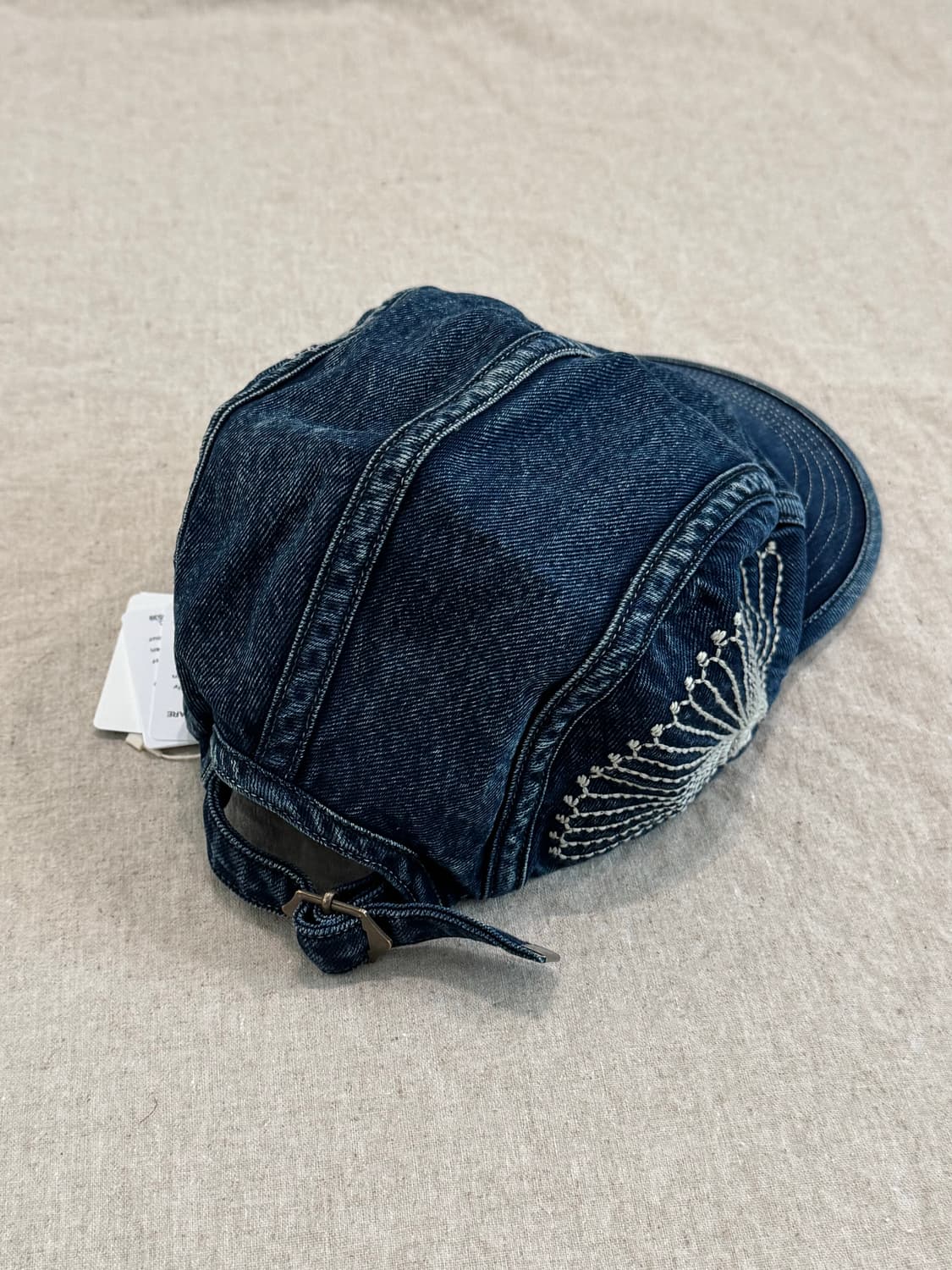 캐피탈 10온즈 후로시키 자수 데님 캠프캡 상품이미지3