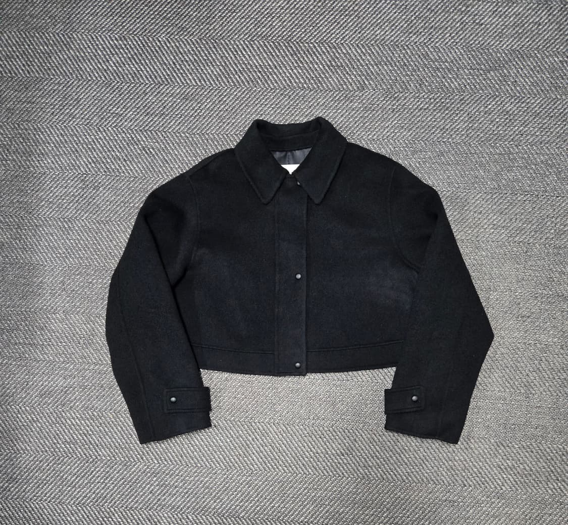 허앤쉬 her&she 크롭자겟 울90% 숏코트 상품이미지1