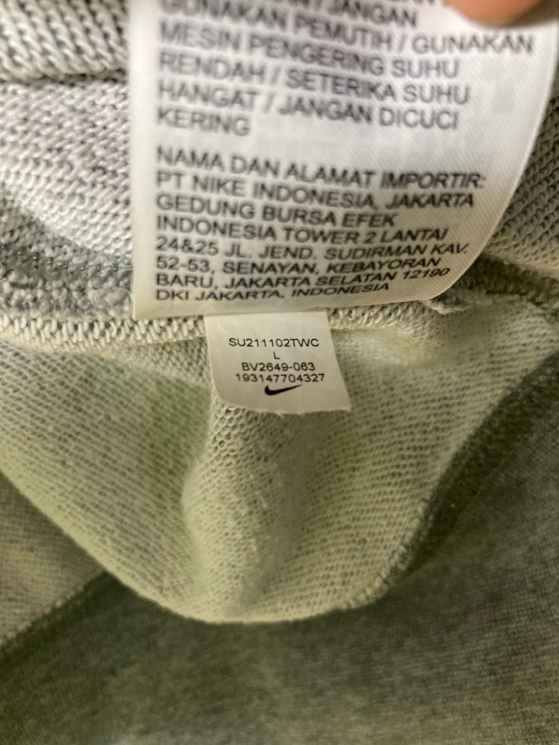 나이키 NSW 클럽 프렌치테리 후드집업 L 상품이미지9