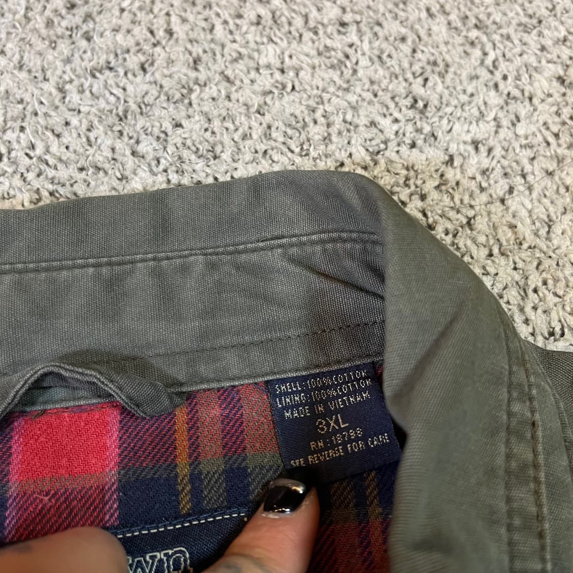 Ruff Hewn 빈티지 오버셔츠 상품이미지5