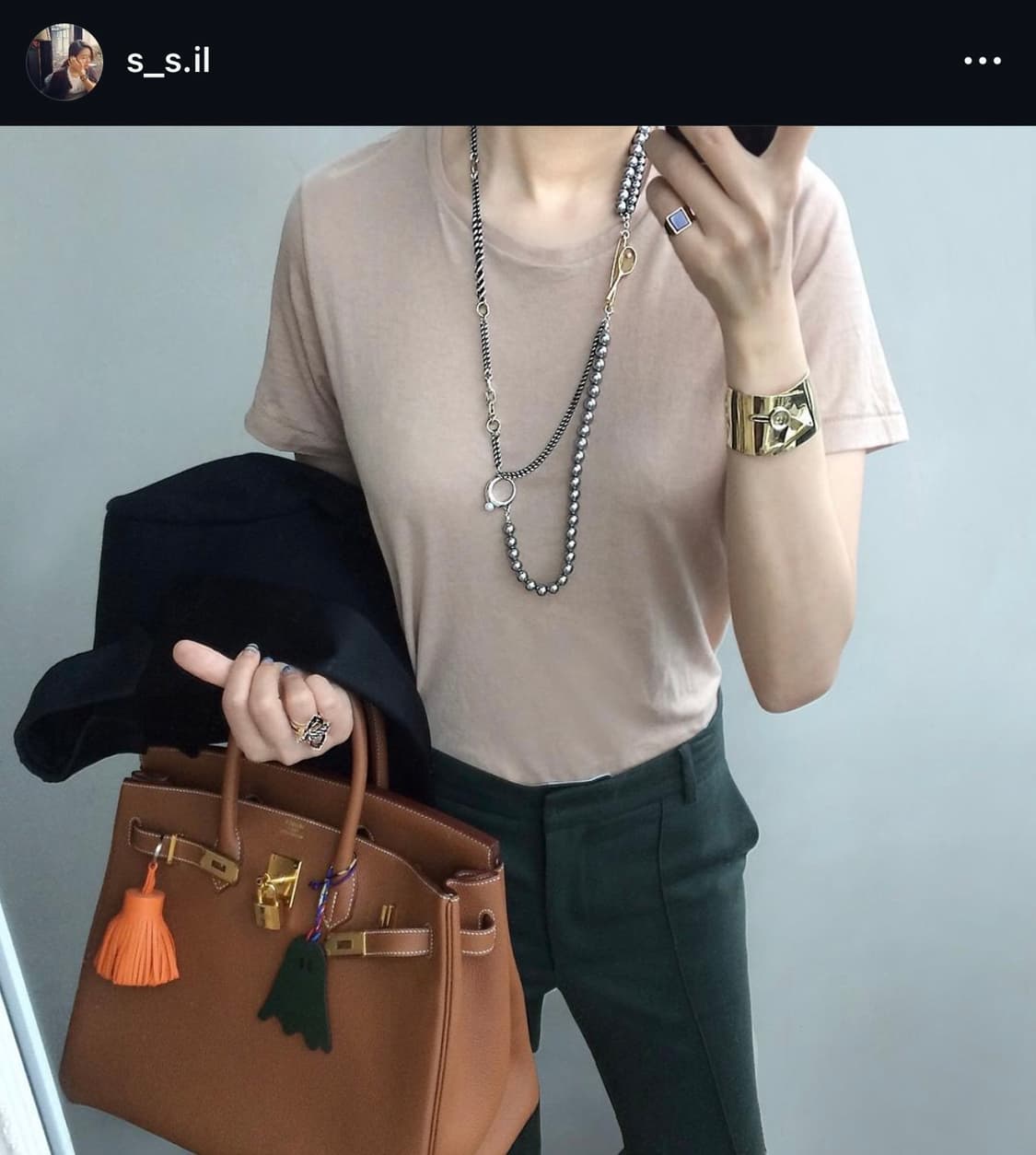 에스실 진주+테니스 브로치 목걸이 상품이미지7