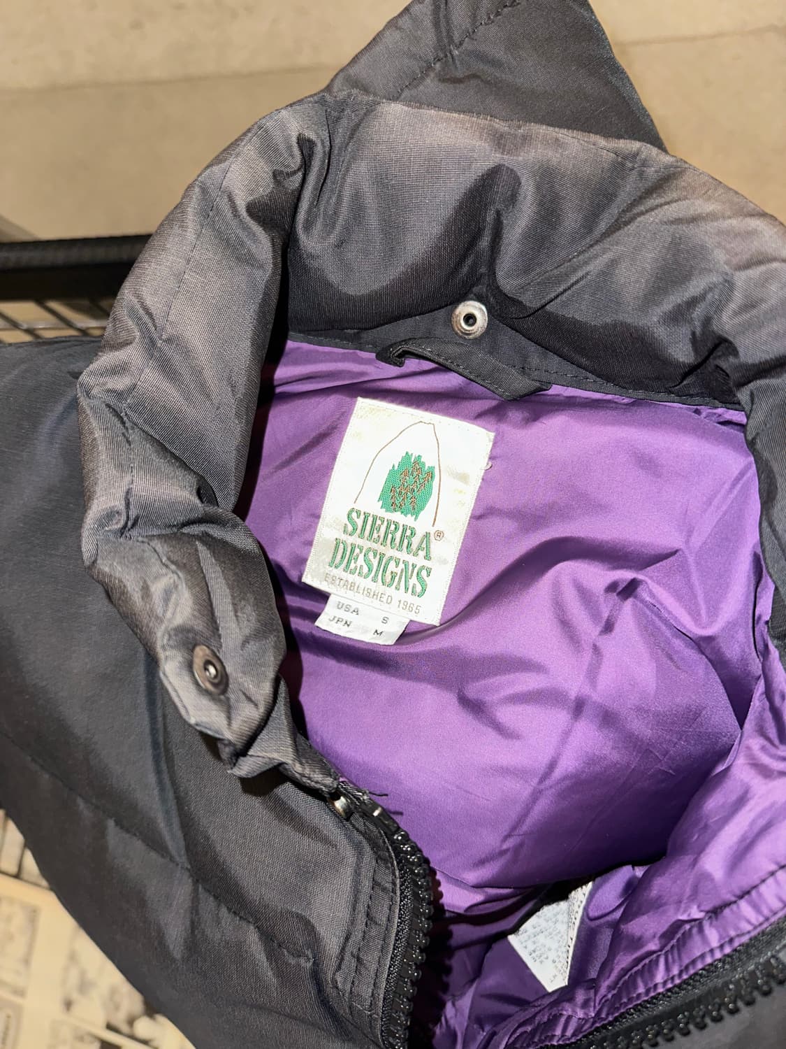 Sierra Designs 64 black padded jacket 상품이미지9