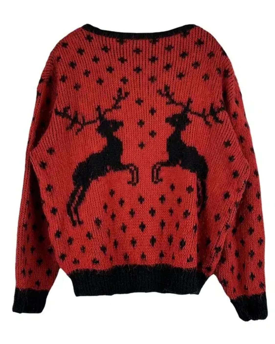 빈티지 루돌프 레드 니트 맨투맨 상품이미지2