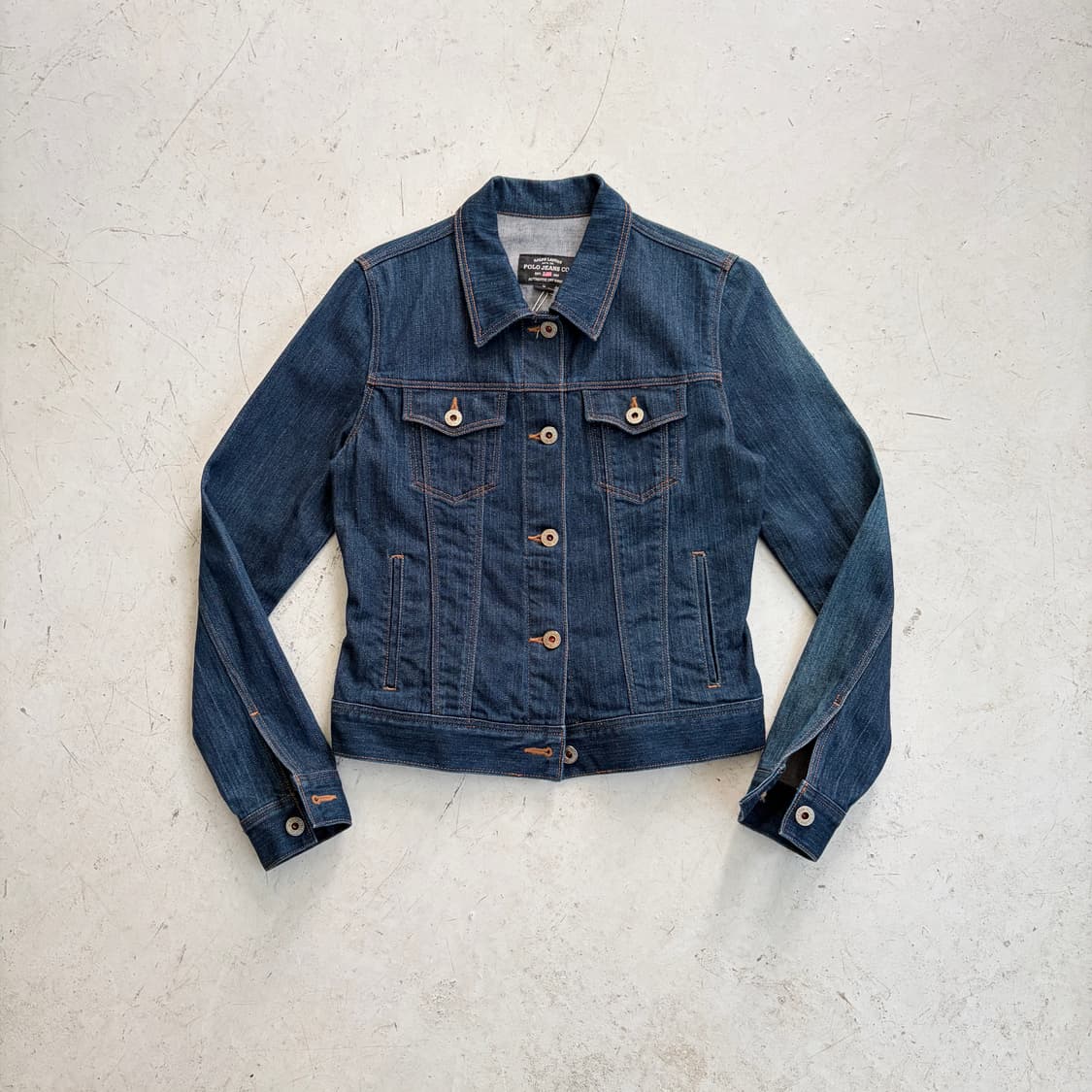 POLO JEANS CO 폴로진스 빈티지 데님 트러커 자켓 S 상품이미지1