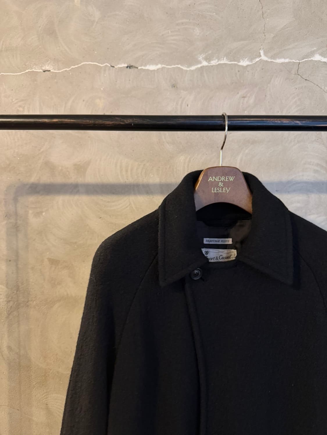 헤리티지 플로스 래글런코트 남성 슬림100 상품이미지2