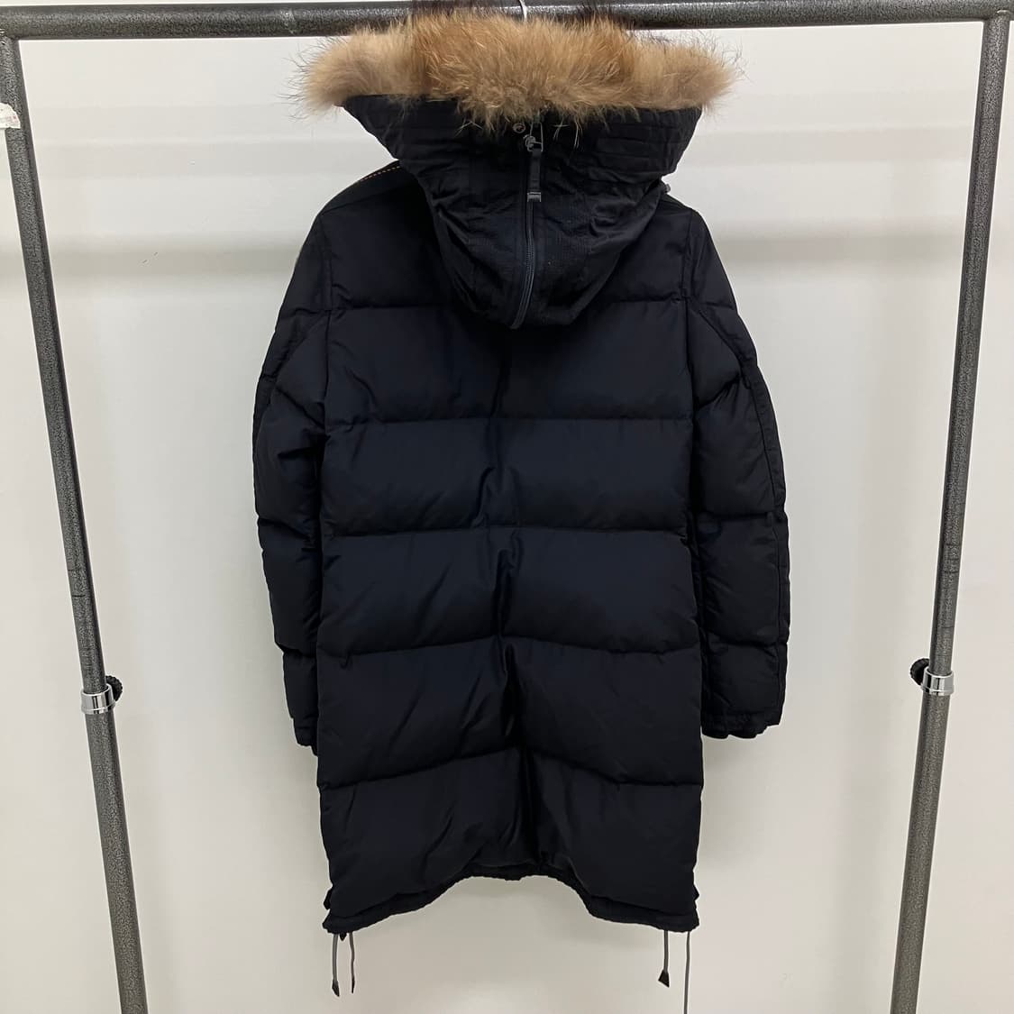 파라점퍼스 네이비 롱 베어 마스터피스 퍼 후드 패딩 M 상품이미지2