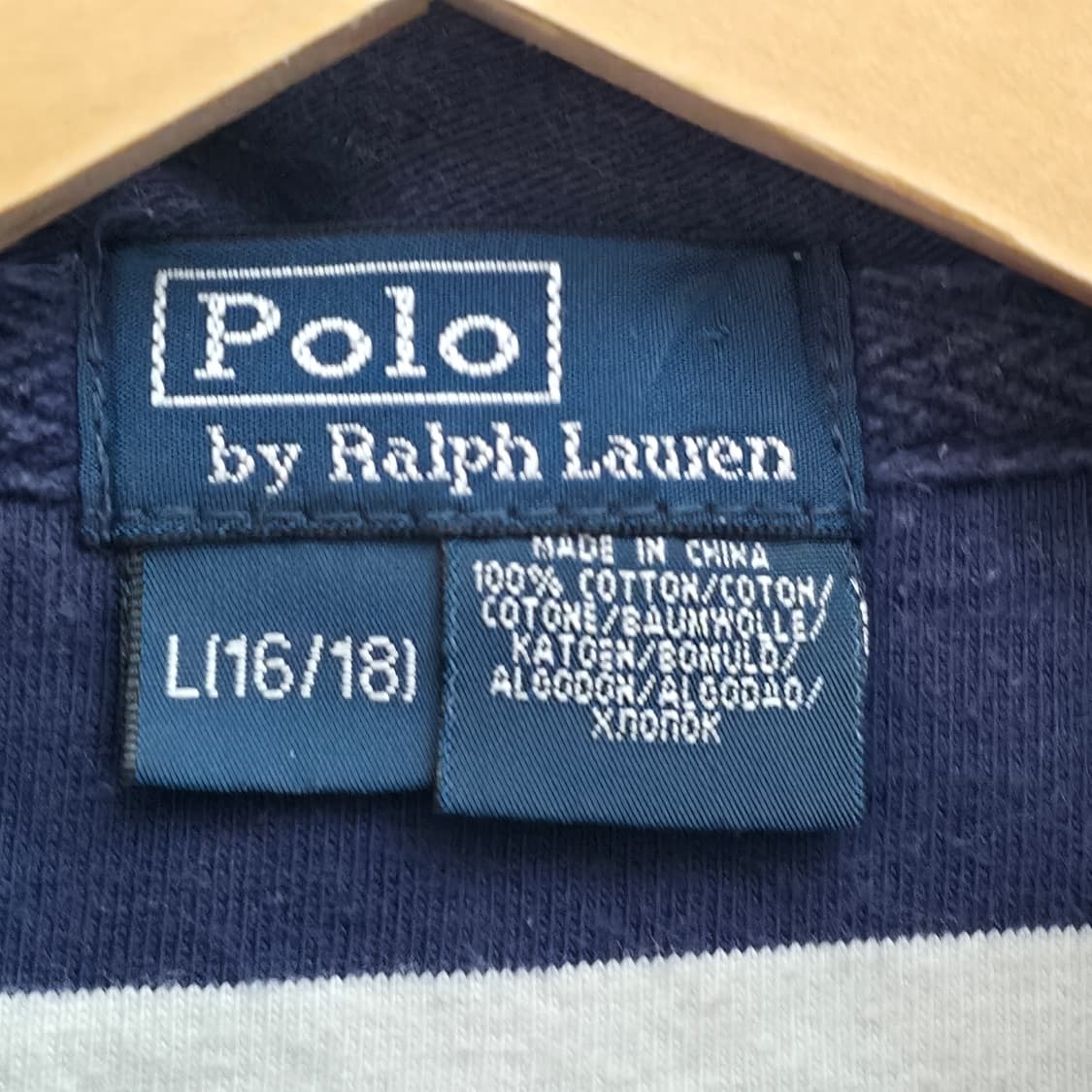 [S] 폴로 랄프로렌 스트라이프 럭비 티 상품이미지6