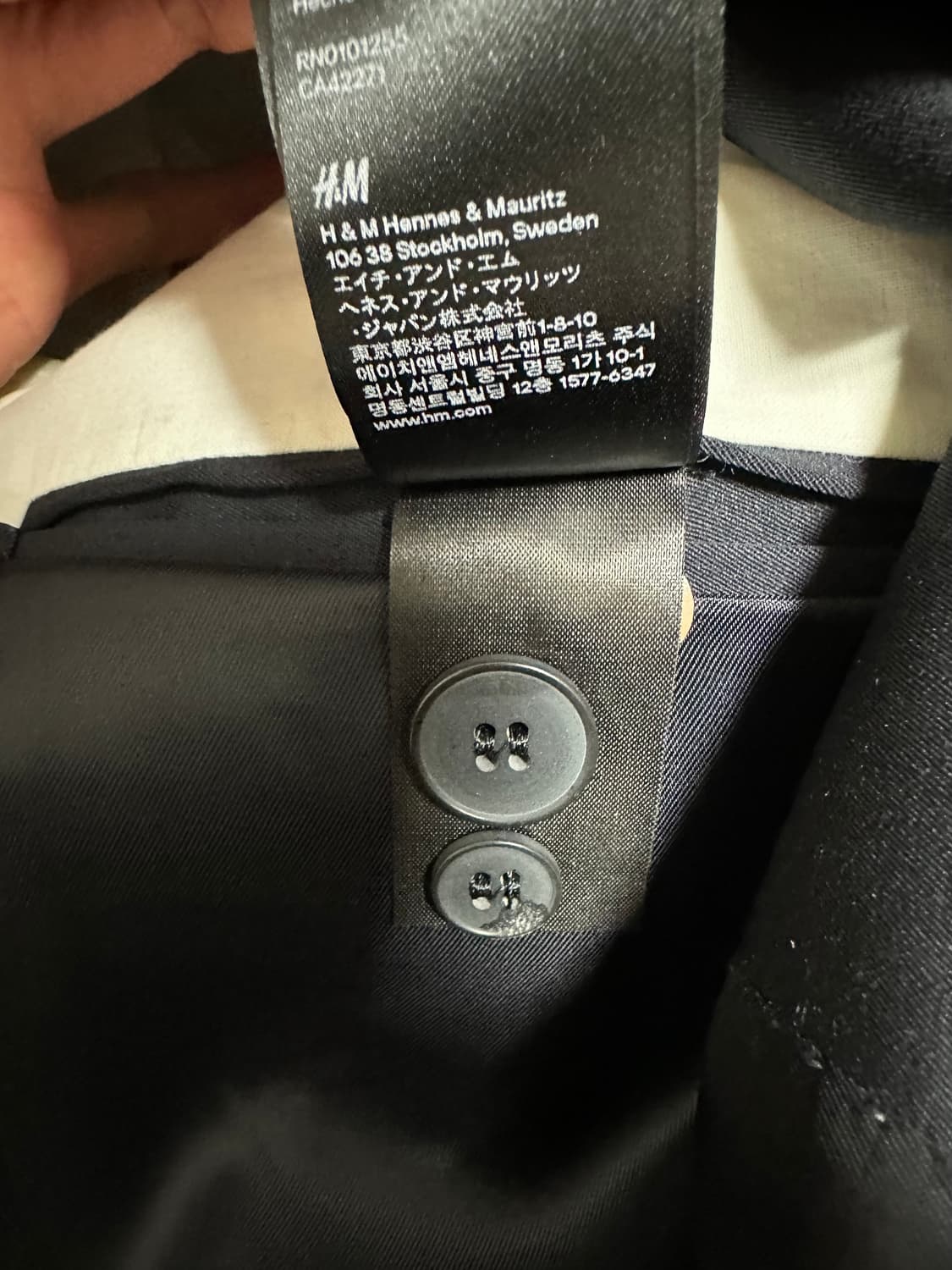 마르지엘라 H&m 자켓 네이비 eu48 상품이미지6