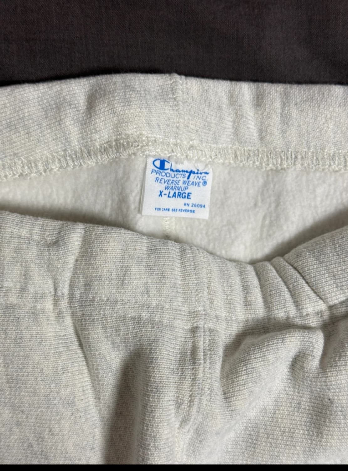 챔피온 리버스 위브 블루택 C3-W205 오트밀 스웨트팬츠 XL 상품이미지2