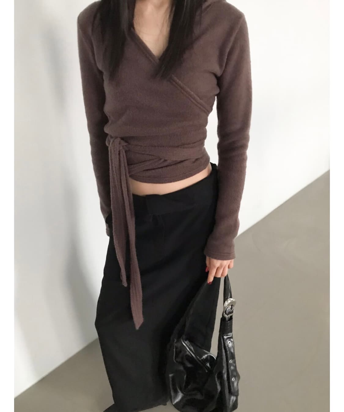 [새상품] rapture 랩쳐 fear strap hoody brown 상품이미지3