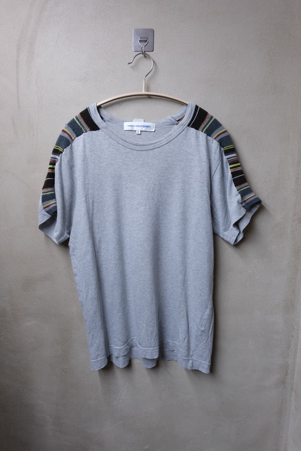 Comme des garcons shirt 니트 숄더 반팔 티셔츠 s 상품이미지3