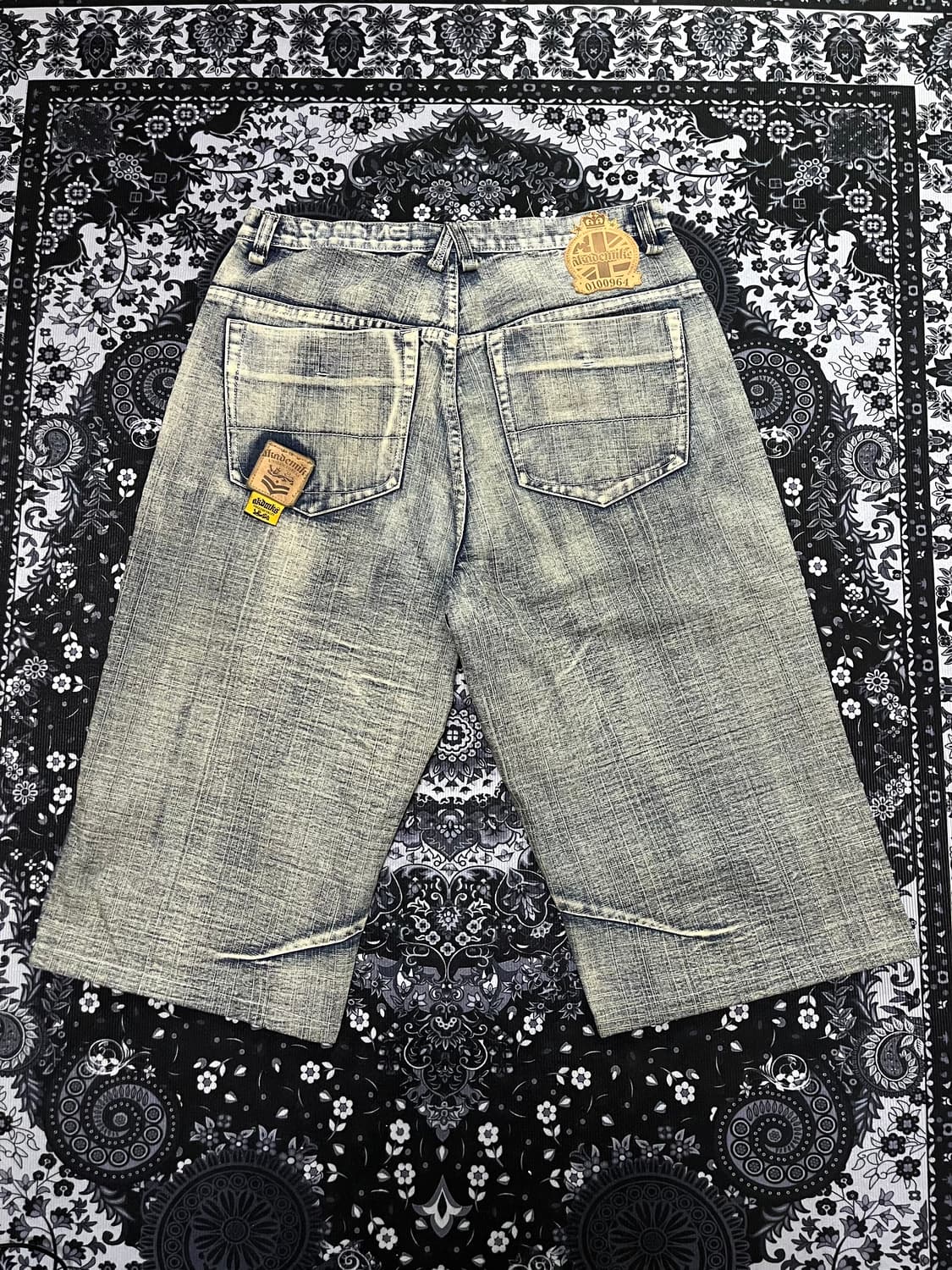 90‘s AKDMKS 아카데믹스 버뮤다 데님팬츠 34 상품이미지1